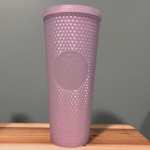 Starbucks 2021 Winter Holiday Icy Lilac Bling Studded Cold Cup Tumbler 24oz new